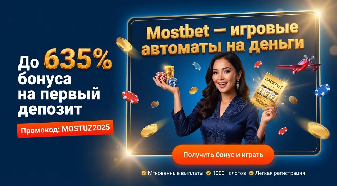 Mostbet Casino играть онлайн — игровые автоматы на деньги